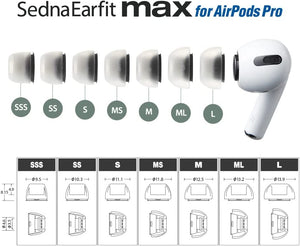 AZLA Sednafit MAX for Airpods Pro 2pairs pack