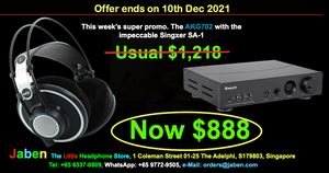[JABEN COMBO] AKG K702 & Singxer SA1 Headphone Amplifier
